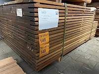 Guyana ipé planken geschaafd 1250x145x21mm (62x) - afbeelding 4 van  4