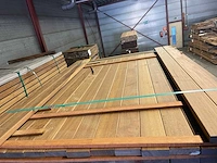 Guyana ipé planken geschaafd 1250x70x21mm (158x) - afbeelding 1 van  3