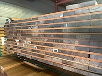 Guyana ipé planken geschaafd 1250x70x21mm (158x) - afbeelding 3 van  3