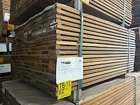 Guyana ipé planken geschaafd 1250x90x21mm (198x) - afbeelding 4 van  4