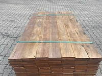 Guyana ipé planken geschaafd 1500x140x16mm (182x) - afbeelding 1 van  4