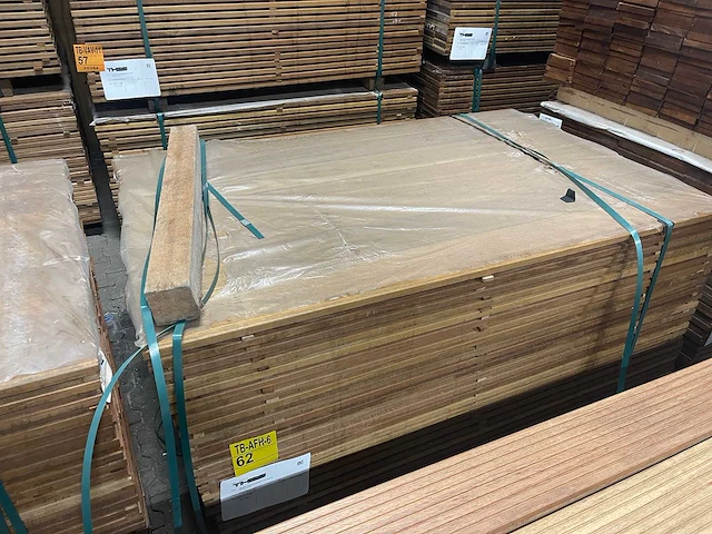 Guyana ipé planken geschaafd 1550x145x21mm (154x) - afbeelding 4 van  4