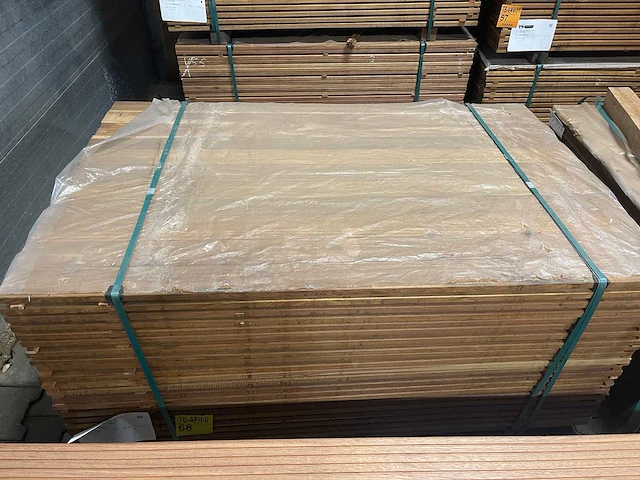 Guyana ipé planken geschaafd 1550x90x21mm (242x) - afbeelding 4 van  4