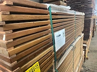 Guyana ipé planken geschaafd 1850x120x21mm (112x) - afbeelding 2 van  3