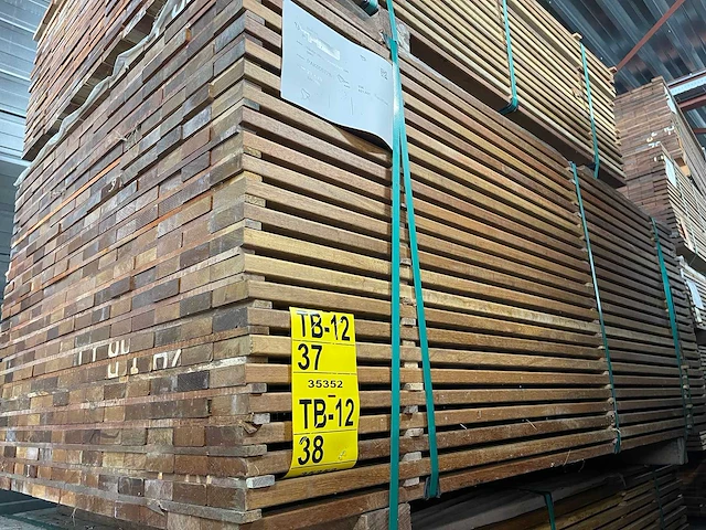 Guyana ipé planken geschaafd 1850x70x21mm (168x) - afbeelding 4 van  4