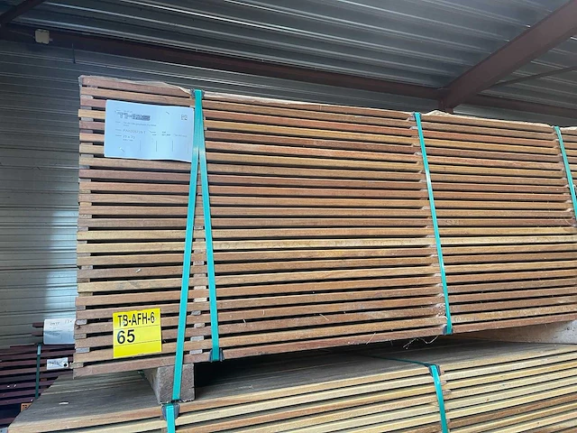Guyana ipé planken geschaafd 1850x70x21mm (336x) - afbeelding 4 van  4