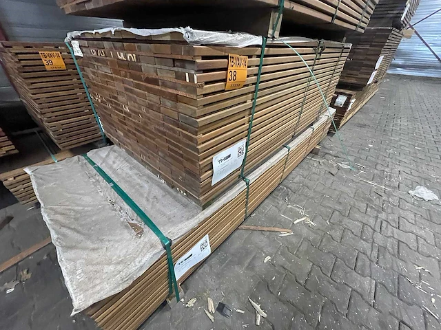 Guyana ipé planken geschaafd 1850x90x21mm (220x) - afbeelding 4 van  4