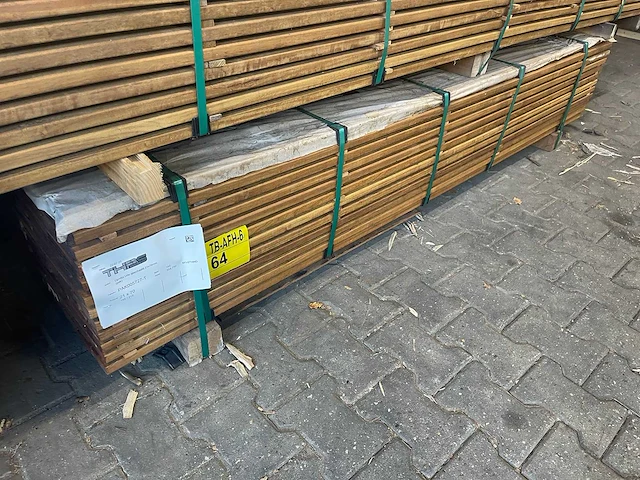 Guyana ipé planken geschaafd 2150x70x21mm (165x) - afbeelding 4 van  4