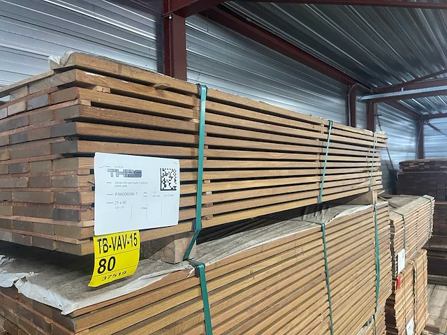 Guyana ipé planken geschaafd 2150x90x21mm (123x) - afbeelding 4 van  4