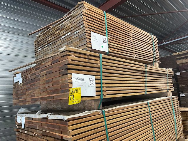 Guyana ipé planken geschaafd 2150x90x21mm (123x) - afbeelding 4 van  4