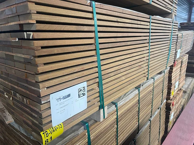 Guyana ipé planken geschaafd 2150x90x21mm (220x) - afbeelding 4 van  4