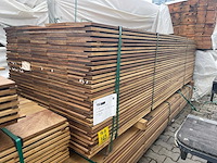 Guyana ipé planken geschaafd 2500x190x16mm (45x) - afbeelding 2 van  3