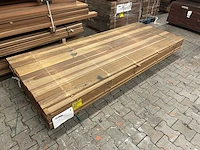 Guyana ipé planken geschaafd 2500x90x16mm (110x) - afbeelding 4 van  4