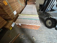Guyana ipé planken geschaafd 2750x120x21mm (103x) - afbeelding 1 van  3