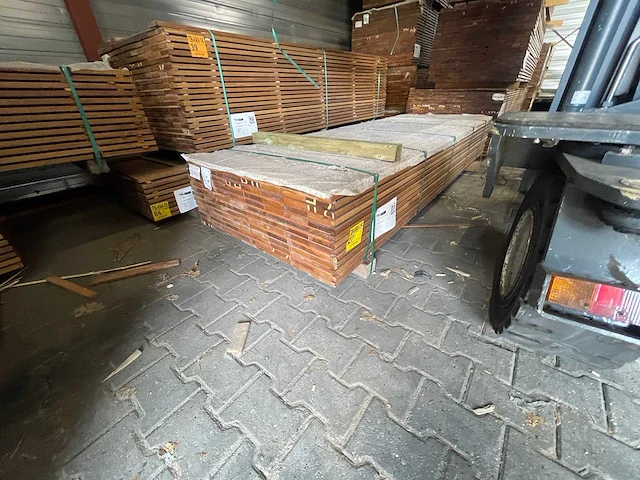 Guyana ipé planken geschaafd 2750x120x21mm (103x) - afbeelding 3 van  3