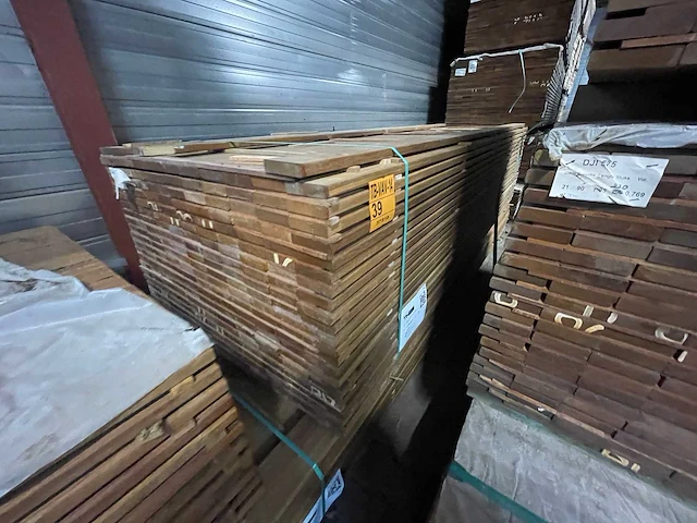 Guyana ipé planken geschaafd 2750x90x21mm (234x) - afbeelding 4 van  4