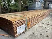 Guyana ipé planken geschaafd 3000x140x16mm (91x) - afbeelding 2 van  3