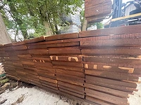 Guyana ipé planken geschaafd 3000x140x16mm (91x) - afbeelding 3 van  3