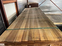 Guyana ipé planken geschaafd 3000x90x16mm (132x) - afbeelding 1 van  3