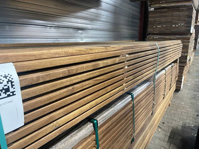 Guyana ipé planken geschaafd 3050x120x21mm (65x) - afbeelding 2 van  3