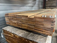 Guyana ipé planken geschaafd 3050x120x21mm (65x) - afbeelding 3 van  3