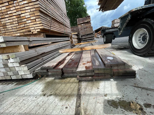 Guyana ipé planken geschaafd 3050x145x21mm (26x) - afbeelding 3 van  3