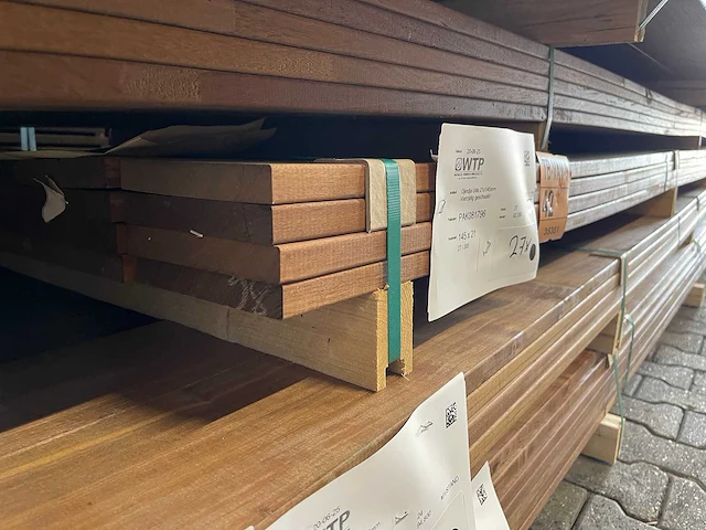 Guyana ipé planken geschaafd 3050x145x21mm (27x) - afbeelding 4 van  4