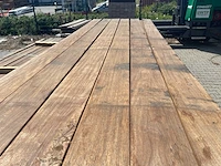 Guyana ipé planken geschaafd 3050x145x21mm (49x) - afbeelding 1 van  3