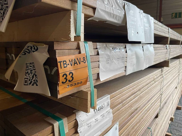 Guyana ipé planken geschaafd 3350-3650x145x21mm (46x) - afbeelding 4 van  4