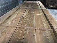 Guyana ipé planken geschaafd 3350x120x21mm (66x) - afbeelding 1 van  3