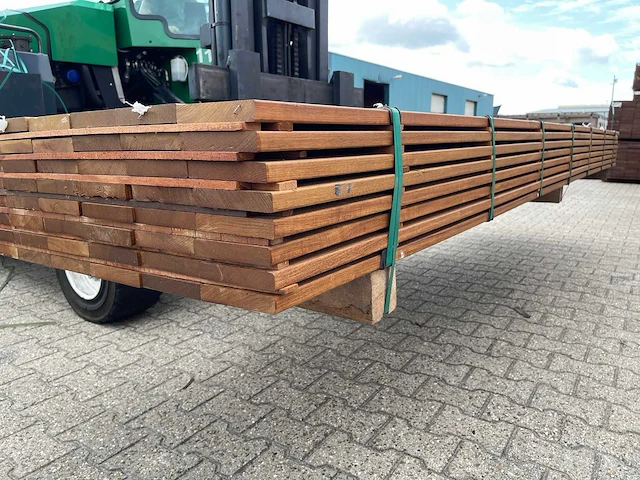 Guyana ipé planken geschaafd 3950x120x21mm (45x) - afbeelding 2 van  4