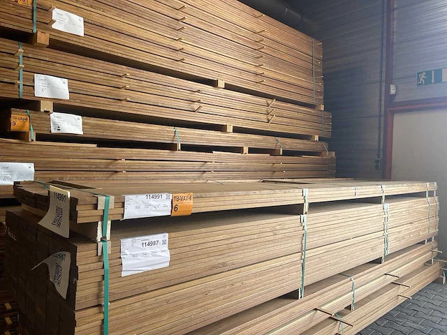 Guyana ipé planken geschaafd 3950x145x21mm (24x) - afbeelding 4 van  4