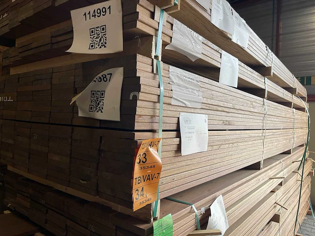 Guyana ipé planken geschaafd 3950x145x21mm (70x) - afbeelding 4 van  4