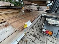 Guyana ipé planken geschaafd 4000x90x21mm (39x) - afbeelding 2 van  3
