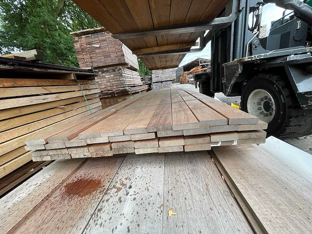 Guyana ipé planken geschaafd 4000x90x21mm (39x) - afbeelding 3 van  3