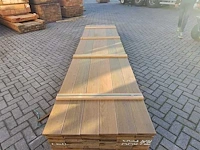 Guyana ipé planken geschaafd 4550x145x21mm (50x) - afbeelding 1 van  4