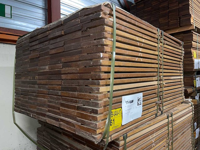 Guyana ipé planken geschaafd 650-1250x145x21mm (294x) - afbeelding 4 van  4