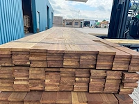 Guyana ipé planken geschaafd gevingerlast 4340-5000x120x21mm (79x) - afbeelding 3 van  3