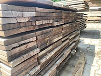 Guyana ipé planken geschaafd/gevingerlast 5000x140x18mm (75x) - afbeelding 3 van  3