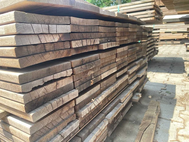 Guyana ipé planken geschaafd/gevingerlast 5000x140x18mm (77x) - afbeelding 3 van  3