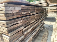 Guyana ipé planken geschaafd/gevingerlast 5000x140x18mm (77x) - afbeelding 3 van  3