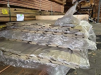 Guyana ipé voorvergrijsd gecoate planken 21x97mm, lengte 365-460cm (89x) - afbeelding 3 van  3