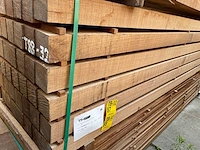 Guyana teak balken fijnbezaagd 3000x100x100mm (27x) - afbeelding 4 van  4