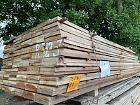 Guyana teak beschoeiingsplanken 2000-4000x150x20mm (116x) - afbeelding 2 van  3