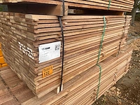 Guyana teak beschoeiingsplanken 2000x100x20mm (207x) - afbeelding 4 van  4