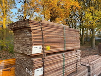 Guyana teak beschoeiingsplanken 2000x100x20mm (207x) - afbeelding 4 van  4