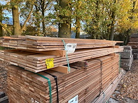 Guyana teak beschoeiingsplanken 2500-3500x200x20mm (43x) - afbeelding 4 van  4