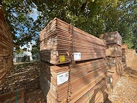 Guyana teak beschoeiingsplanken 2500x100x20mm (207x) - afbeelding 4 van  4