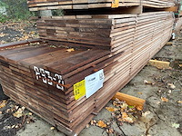 Guyana teak beschoeiingsplanken 3000-3500x150x20mm (138x) - afbeelding 4 van  4