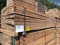 Guyana teak beschoeiingsplanken 3000x100x20mm (207x) - afbeelding 4 van  4